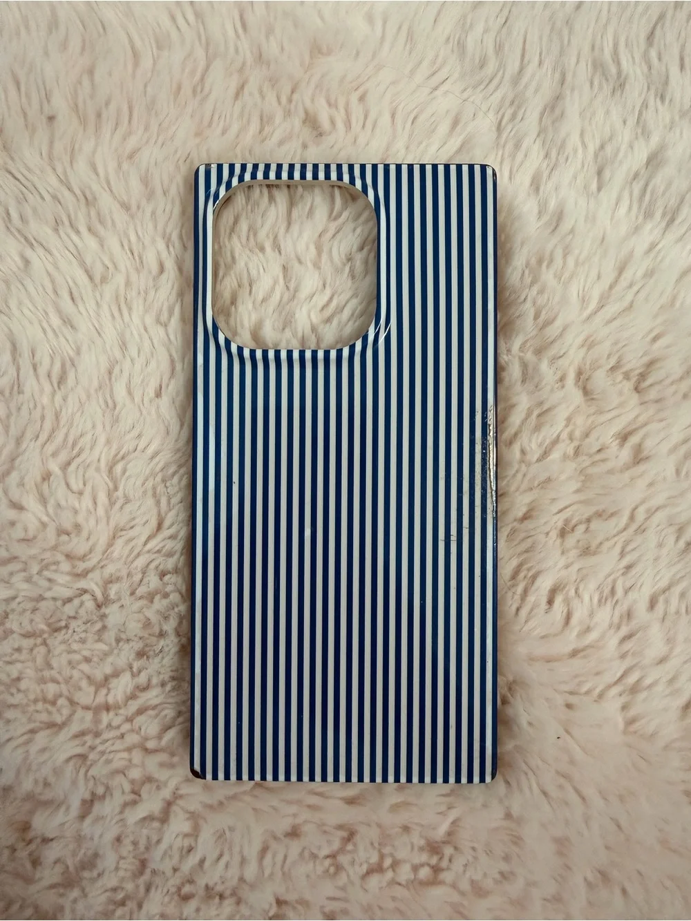 Navy & White Striped Phone Case - Unbranded